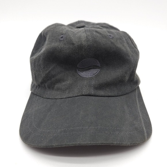 Vintage Pepsi Cola Strapback Hat Baseball Cap‎ Y2K Gray Employee Work Uniform - Picture 2 of 7
